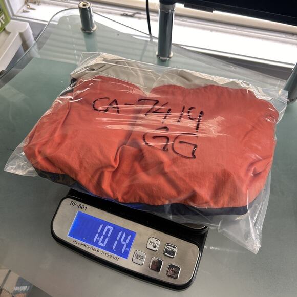 Vintage IZOD 90s Sport Pullover Windbreaker Mens XL Color Block Spell Out - Picture 9 of 9